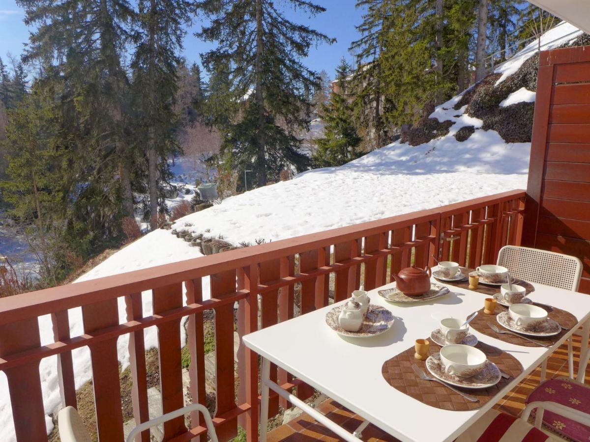 Studio Les Faverges-6 By Interhome Crans-Montana Bagian luar foto